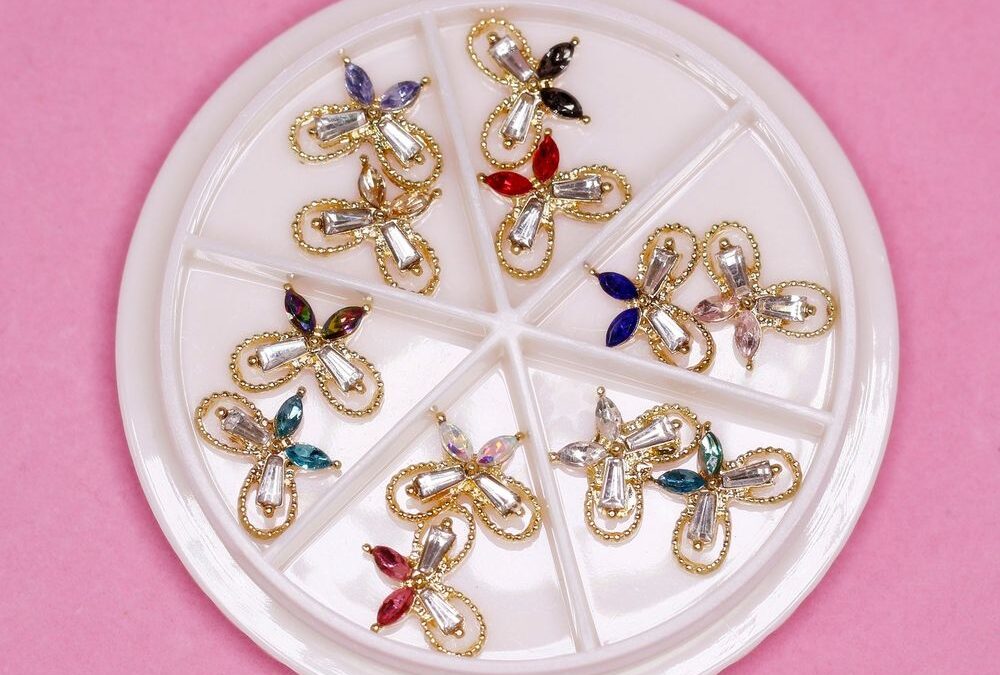 Solve Lifting & Add Secure Shine with 3D Butterfly Nail Charms