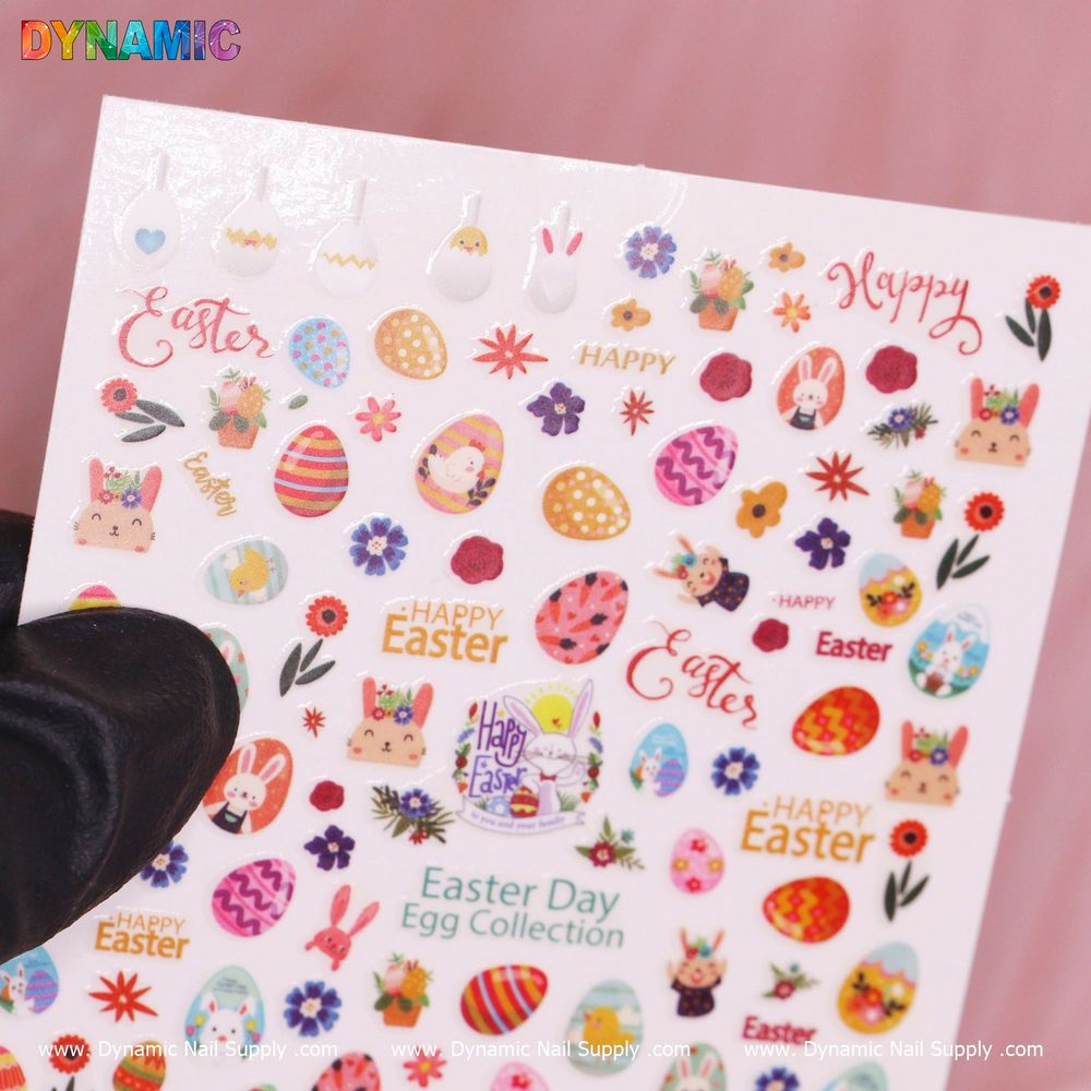 Easter nail art sticker sheet - 2